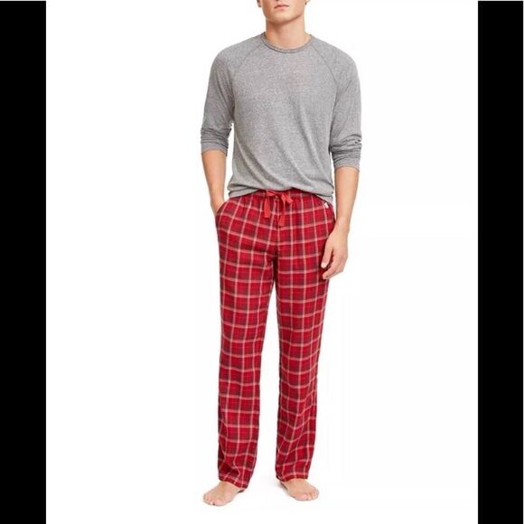 UGG red plaid flannel lounge pants sz XXL - Picture 1 of 8